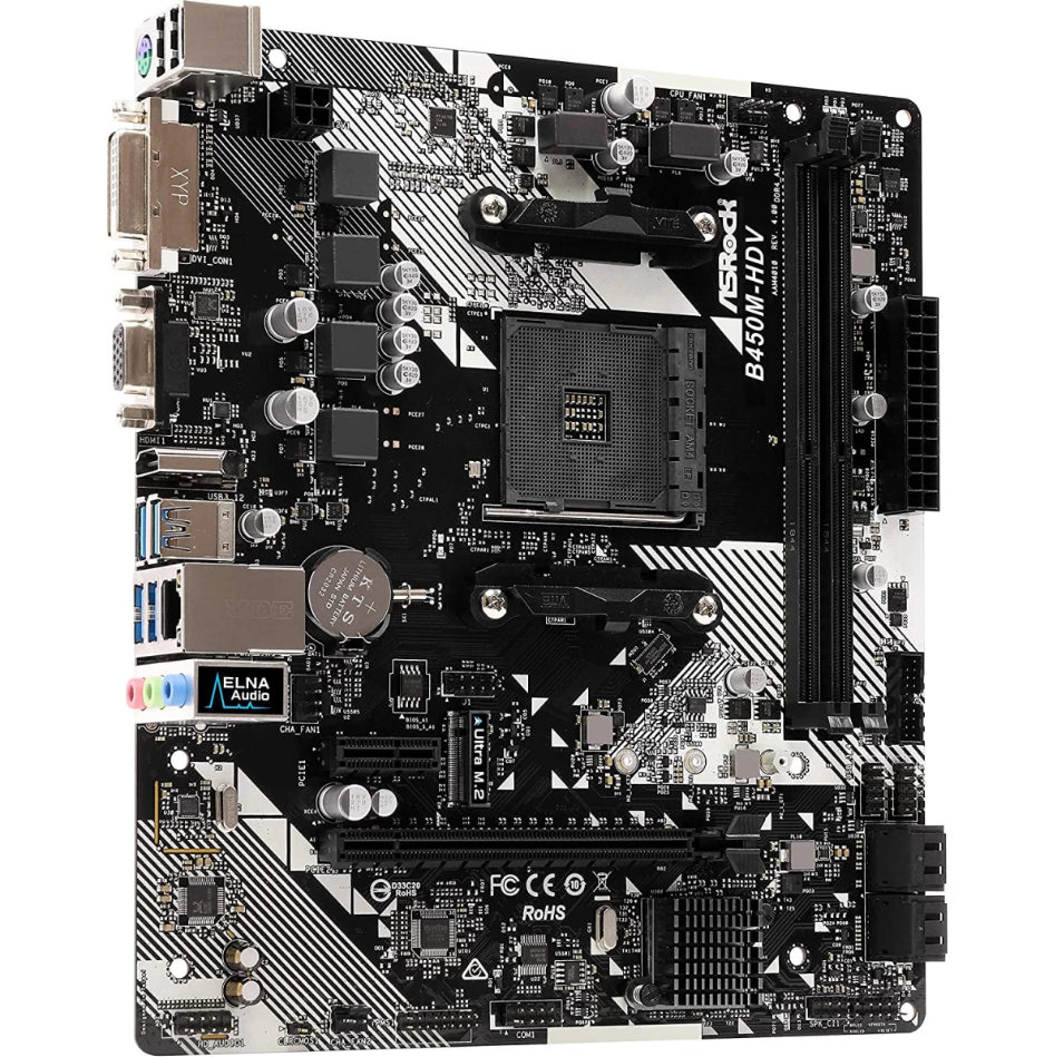 ASRock B450M-HDV R4.0 - Image 2