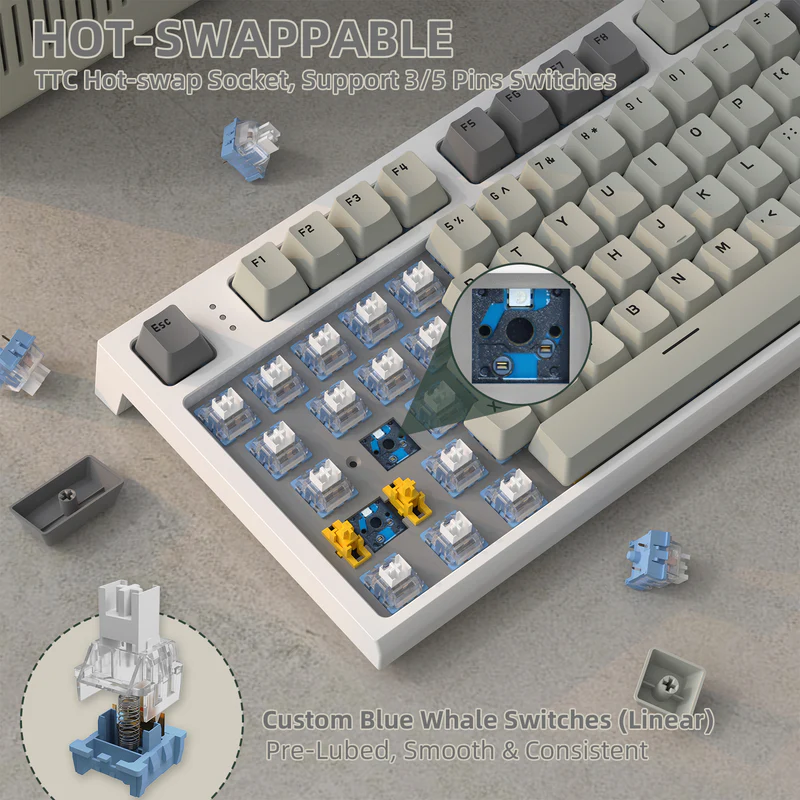 Attack Shark K86 Wireless Keyboard - Image 7