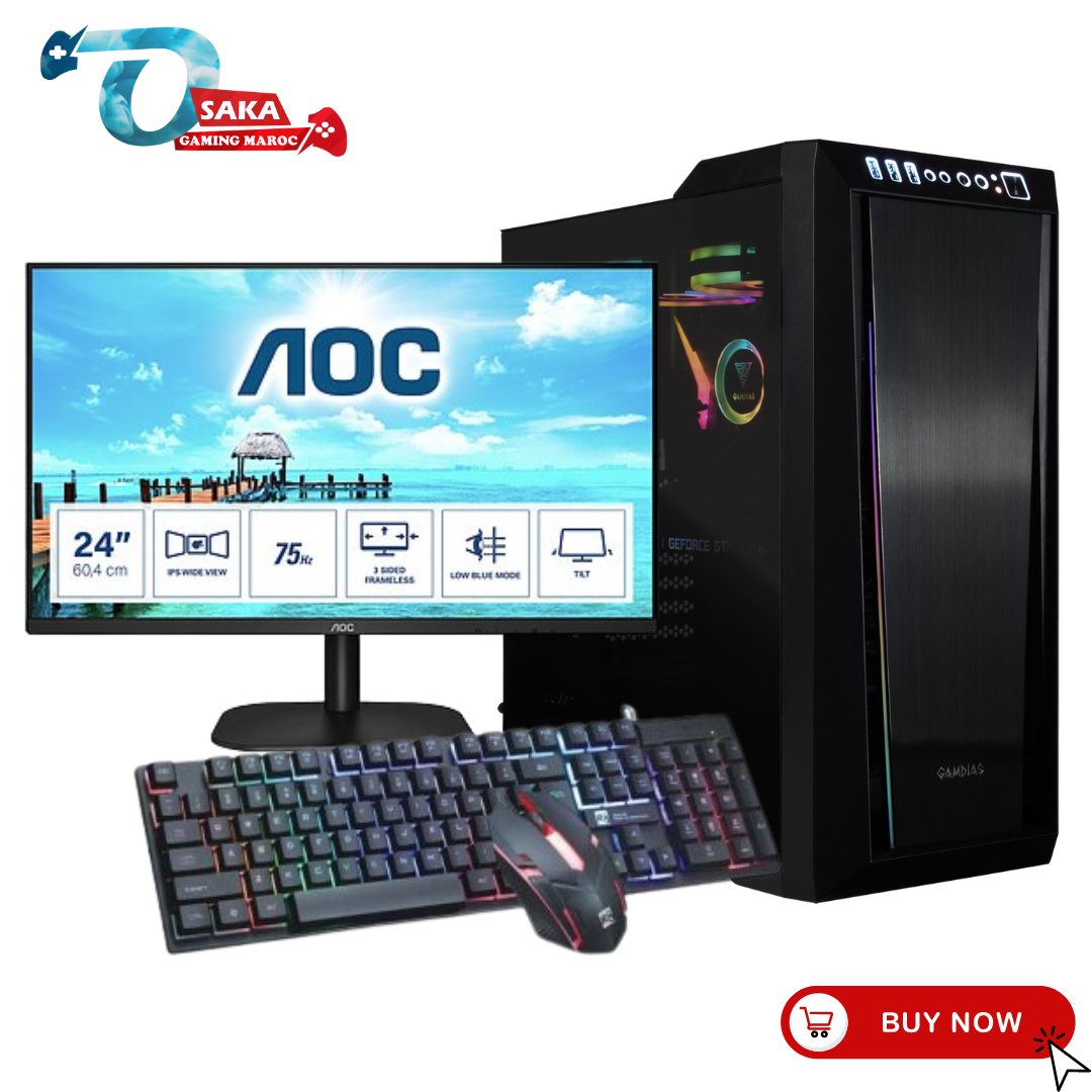 SETUP GAMER INTEL I5-11400F/16GB/512GB/GTX 1050TI 4GB