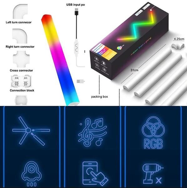 GLIDE TUB WALL LIGHTS 6 PCS - Image 2