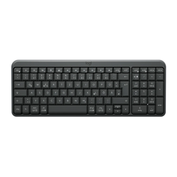 Logitech K250 Bluetooth Graphite FR – Version sans fil Bluetooth AZERTY
