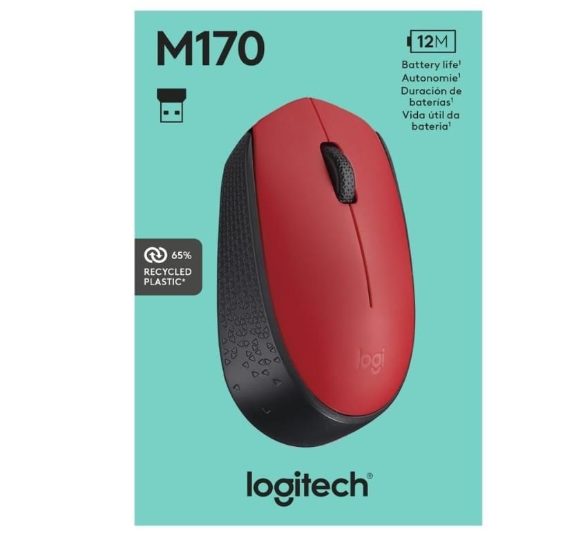 Logitech M171 Wireless Mouse - Red - Image 10