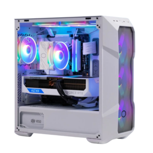 White Edition Gaming PC | Ryzen 7 9700X | RTX 5080 16GB | 32GB DDR5 | 2TB NVMe | 850W Gold
